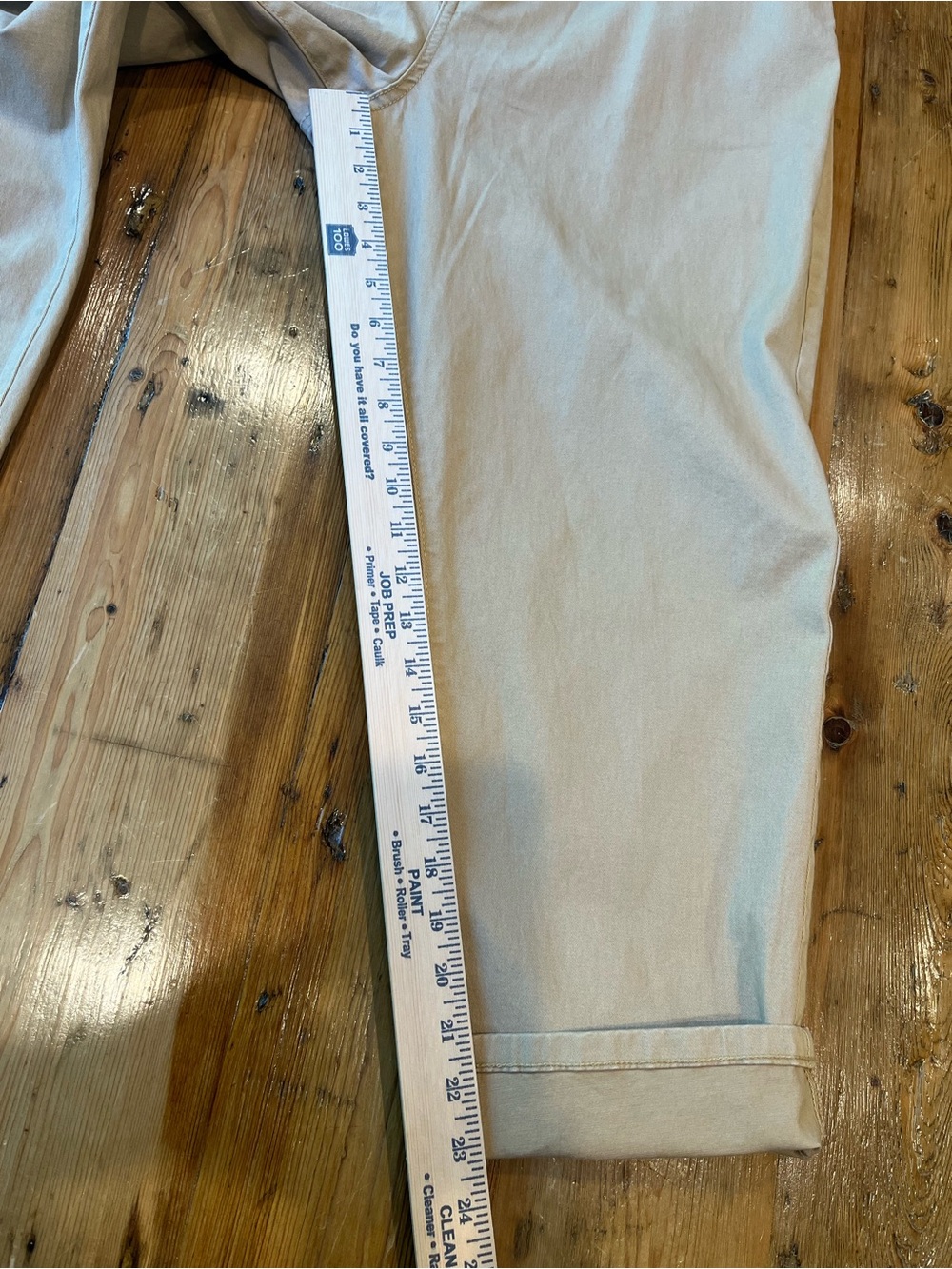 Women’s Curvy Capri in Light Khaki Minimalist Classic NWT - Picture 7 of 8